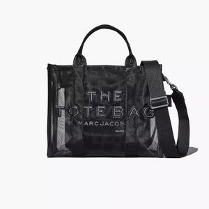 Marc Jacobs The Mesh Medium Tote Bag in Black out GUC